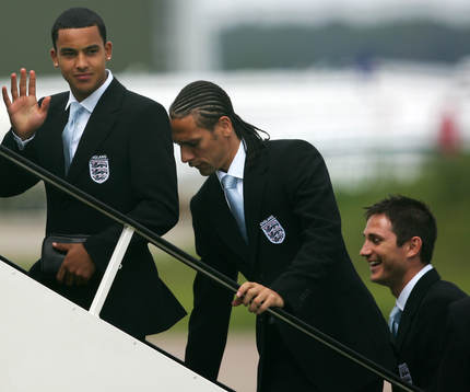 Theo Walcott, Rio Ferdinand och Frank Lampard tar farväl