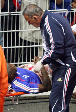 Djibril Cisse, skadad