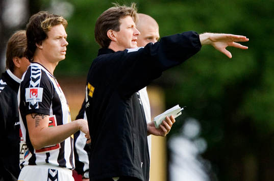 Andreas Yngvesson och Patrik Johansson, tränare