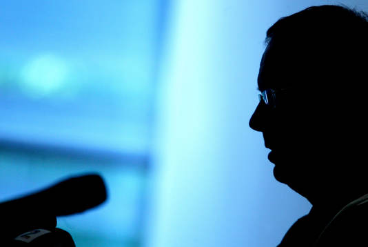 Lars Lagerbäck, förbundskapten på dagens presskonferens