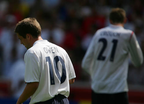 Michael Owen och Peter Crouch