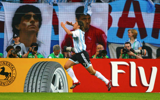 Hernan Crespo, Argentina (Jubel)