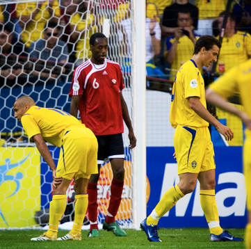 Zlatan Ibrahimovic och Henrik Larsson, Sverige och Dennis