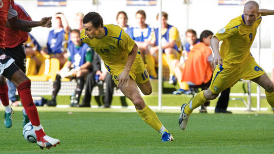 Zlatan Ibrahimovic och Fredrik Ljungberg, Sverige