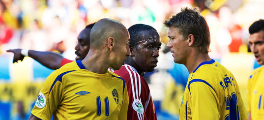 Henrik Larsson och Marcus Allbäck, Sverige gör Dwight