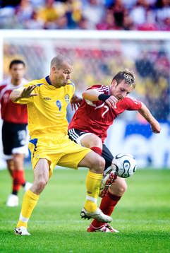 Fredrik Ljungberg, Sverige och Christopher Birchall,