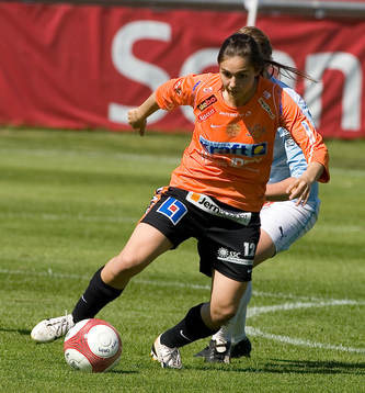 Fotboll. Allsvenskan. Dam. Malmö FF - Sunnanå. Maria