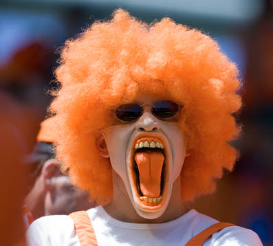 Fan, supporter, mask, supportermask, peruk