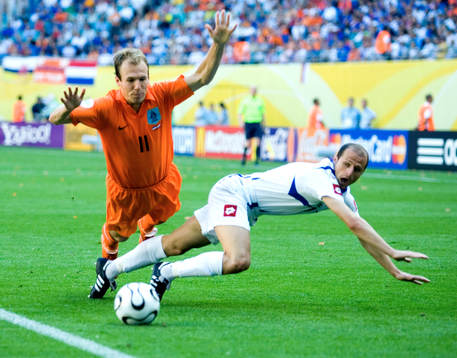 Arjen Robben, Holland, och Igor Duljaj