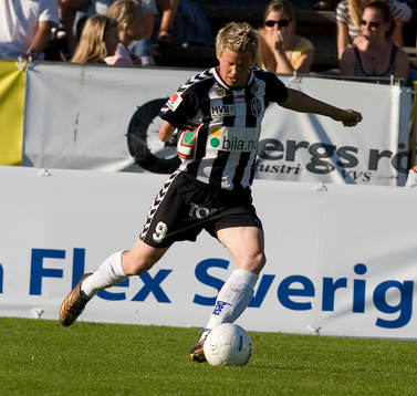 Fotboll. Superettan. Landskrona - Sundsvall. Håkan
