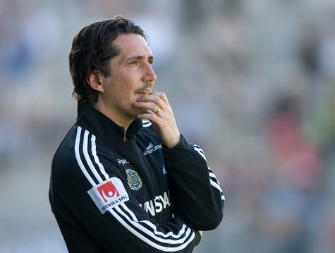 Fotboll. Superettan. Landskrona - Sundsvall. David Wilson,
