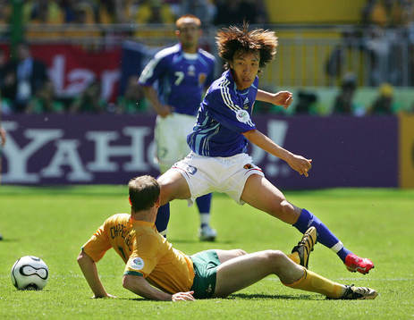 Shunsuke Nakamura, Japan och Scott Chipperfield, Australien