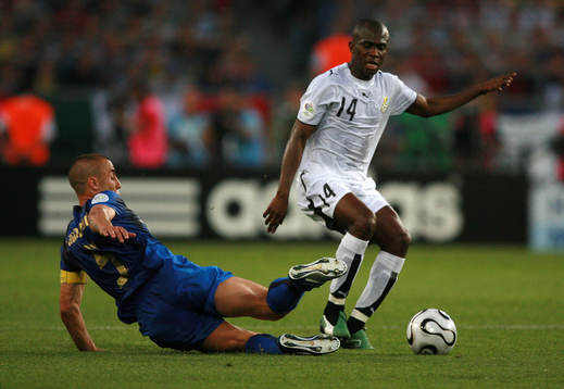 Matthew Amoah, Ghana och Fabio Cannavaro, Italien