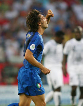 Andrea Pirlo, Italien (Jubel)