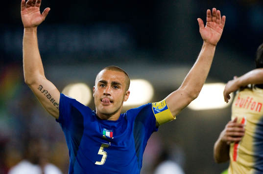 Fabio Cannavaro, Italien, jubel
