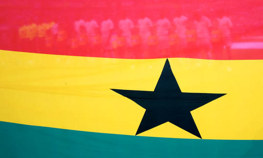 Uppställning, Flagga Ghana