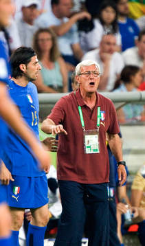 Marcello Lippi, förbundskapten, tränare och Vincenzo