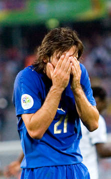 Andrea Pirlo, Italien, depp