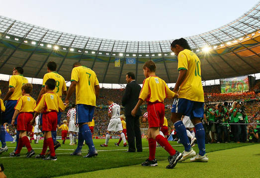 Brasilien, entré, inmarsch