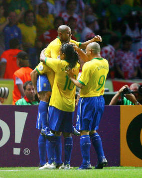Roberto Carlos, Kaka, Ronaldinho och Ronaldo, Brasilien