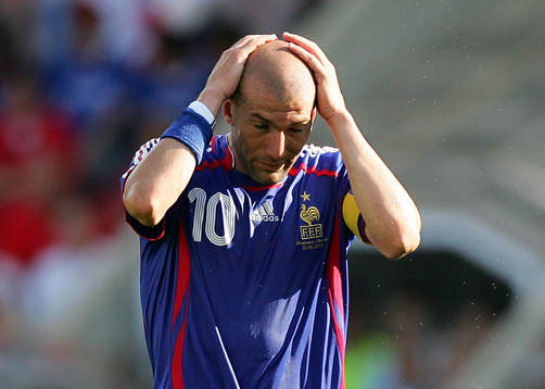 Zinedine Zidane, Frankrike, depp