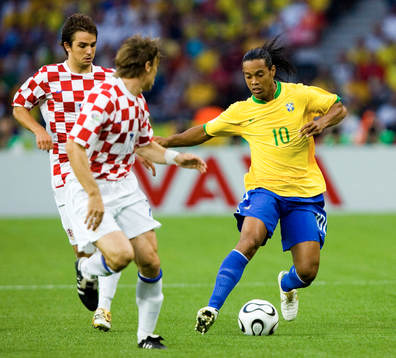 Ronaldinho, Brasilien utmanar