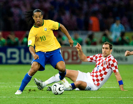 Ronaldinho, Brasilien och Igor Tudor, Kroatien