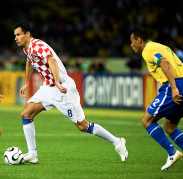 Marko Babic, Kroatien och Cafu, Brasilien