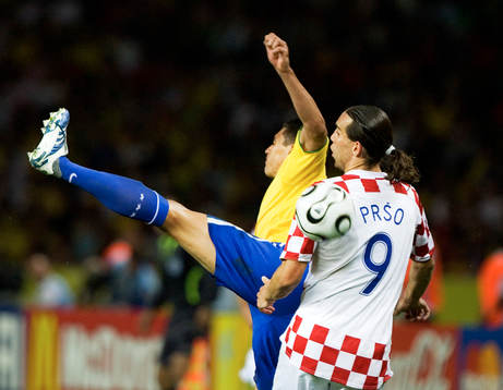 Lucio, Brasilien och Dado Prso, Kroatien