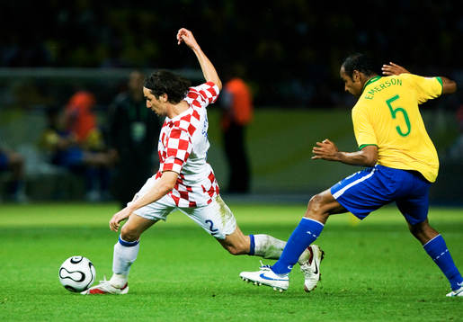 Darijo Srna, Kroatien och Emerson, Brasilien
