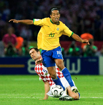 Ronaldinho, Brasilien och Igor Tudor, Kroatien