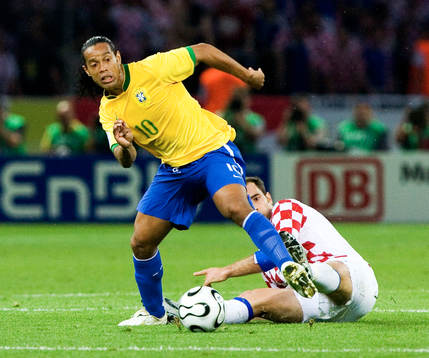 Ronaldinho, Brasilien och Igor Tudor, Kroatien