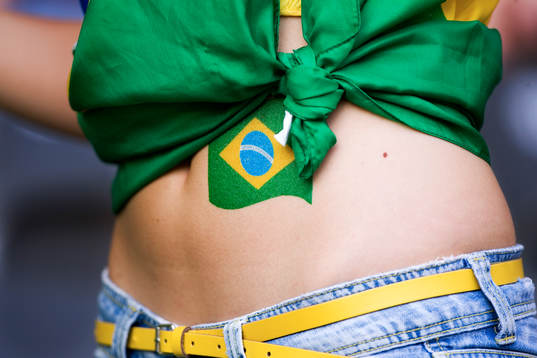 Fan, supporter,  mage, flagga