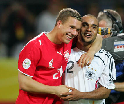 Lukas Podolski, Polen och  David Odonkor, Tyskland