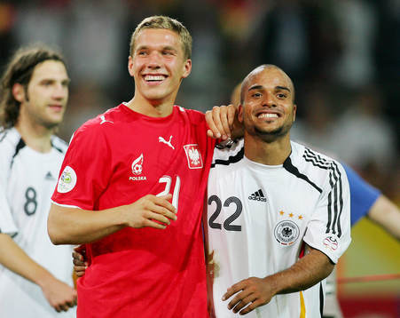 Lukas Podolski, Polen och David Odonkor, Tyskland