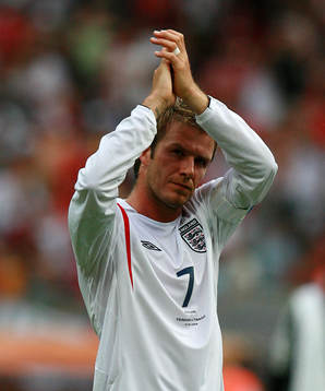 David Beckham, England (Jubel)