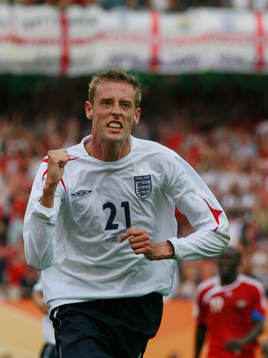 Peter Crouch, England (Jubel)