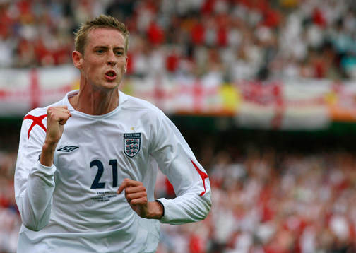 Peter Crouch, England (jubel)