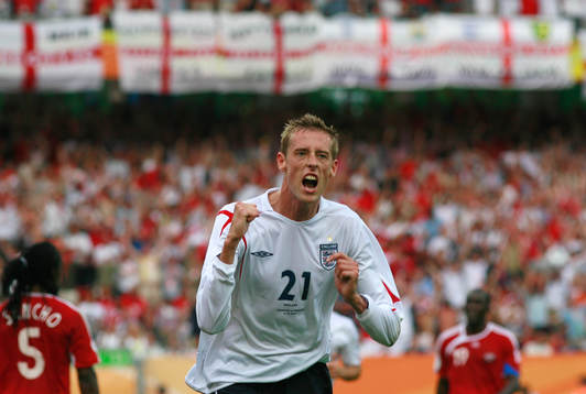 Peter Crouch, England (Jubel)