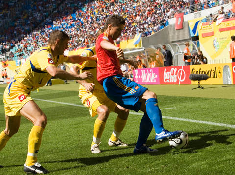 Fotboll, VM 2006, Spanien - Ukraina