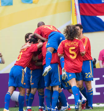 Spanien, jubel