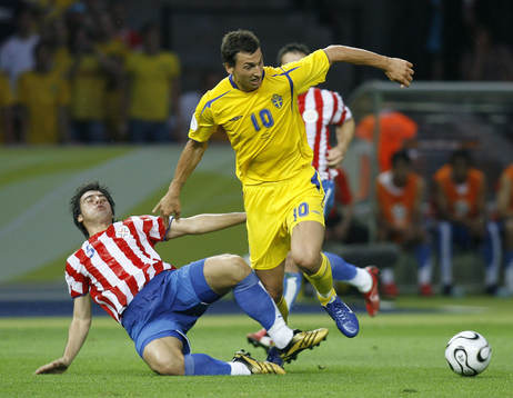 Zlatan Ibrahimovic, Sverige och Julio Cesar Caceres,