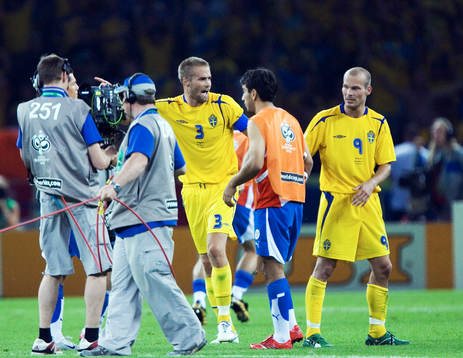 Olof Mellberg och Fredrik Ljungberg, Sverige
