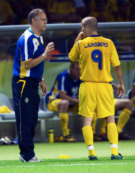 Lars Lagerbäck, Förbundskapten och Fredrik Ljungberg,
