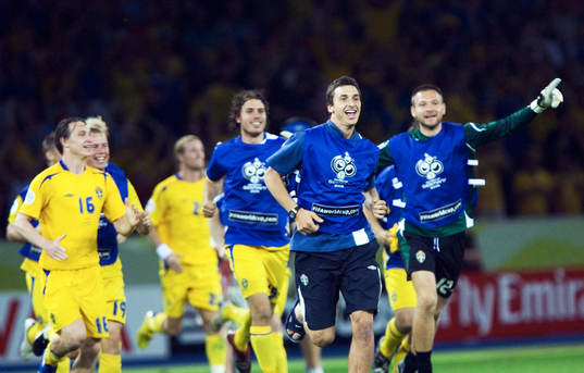 Jubel, Zlatan Imbrahimovic och Kin Källström
