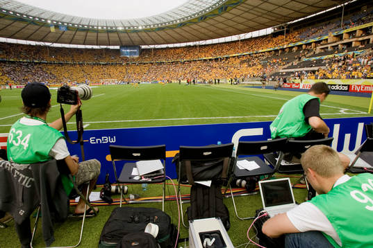 Stadion, arena, översikt, media, fotograf