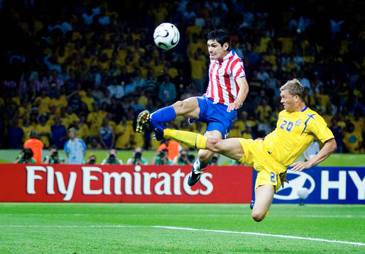 Marcus Allbäck, Sverige och Deniz Caniza, Paraguay