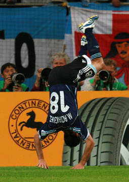 Maxi Rodriguez, Argentina (jubel)