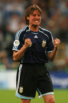 Gabriel Heinze, Argentina (jubel)