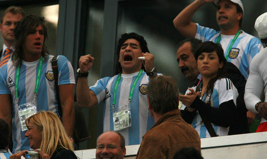 Diego Maradona, Argentina (jubel)